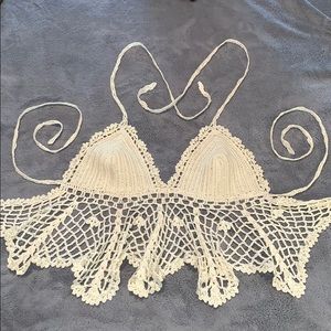 Crochet halter top